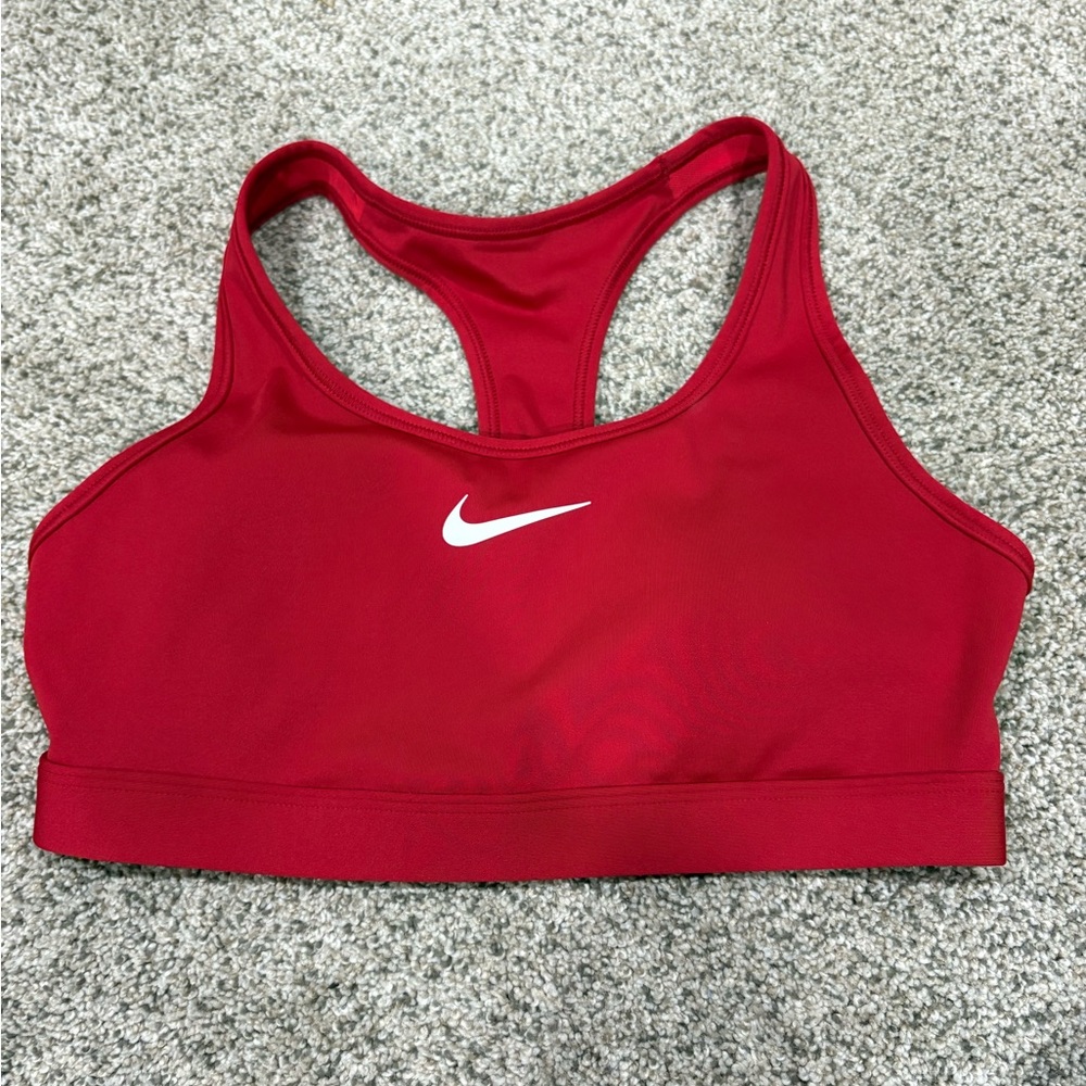 Nike Women's Red Racerback Sports Bra